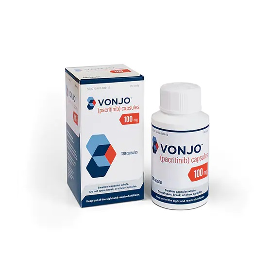 VONJO (pacritinib) 的副作用有哪些？